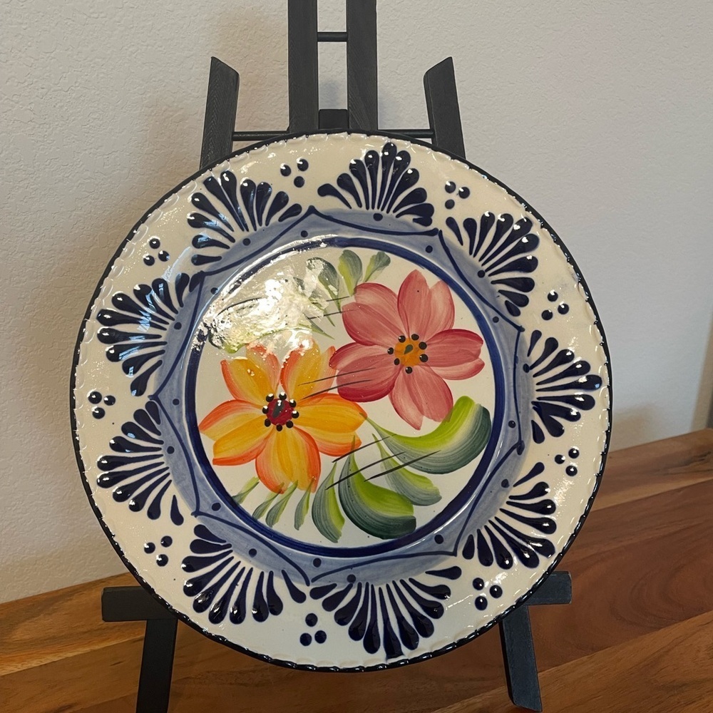 Mexican Talavera Plates Set of 4